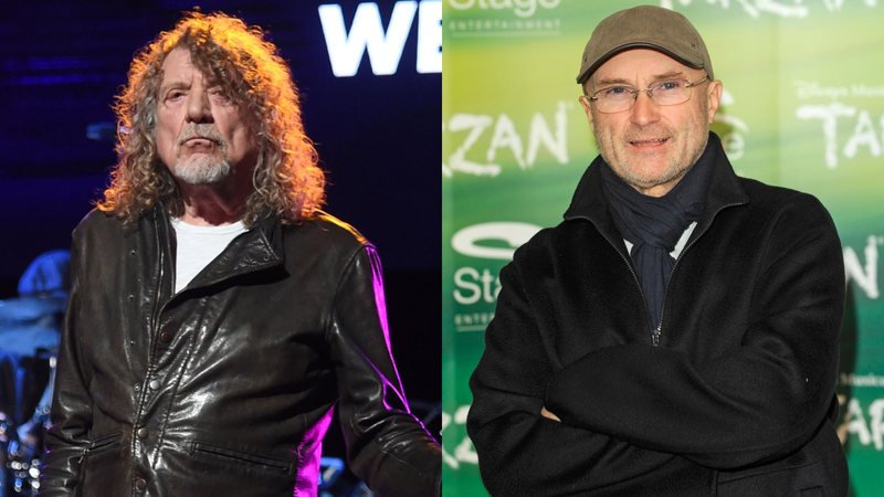 Robert Plant reconhece importância de Phil Collins na vida pós-Led Zeppelin